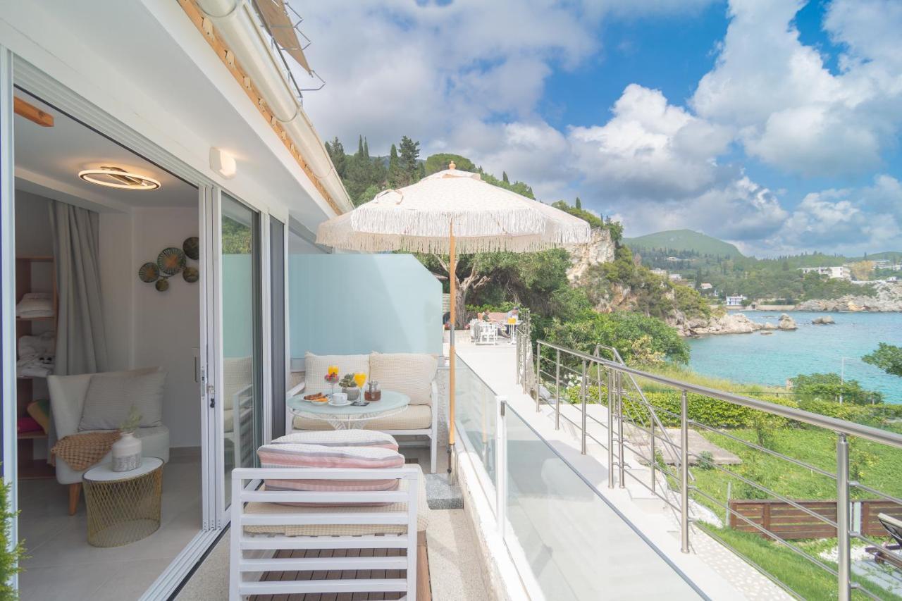 Tango Apartment On The Beach Paleokastritsa Bagian luar foto