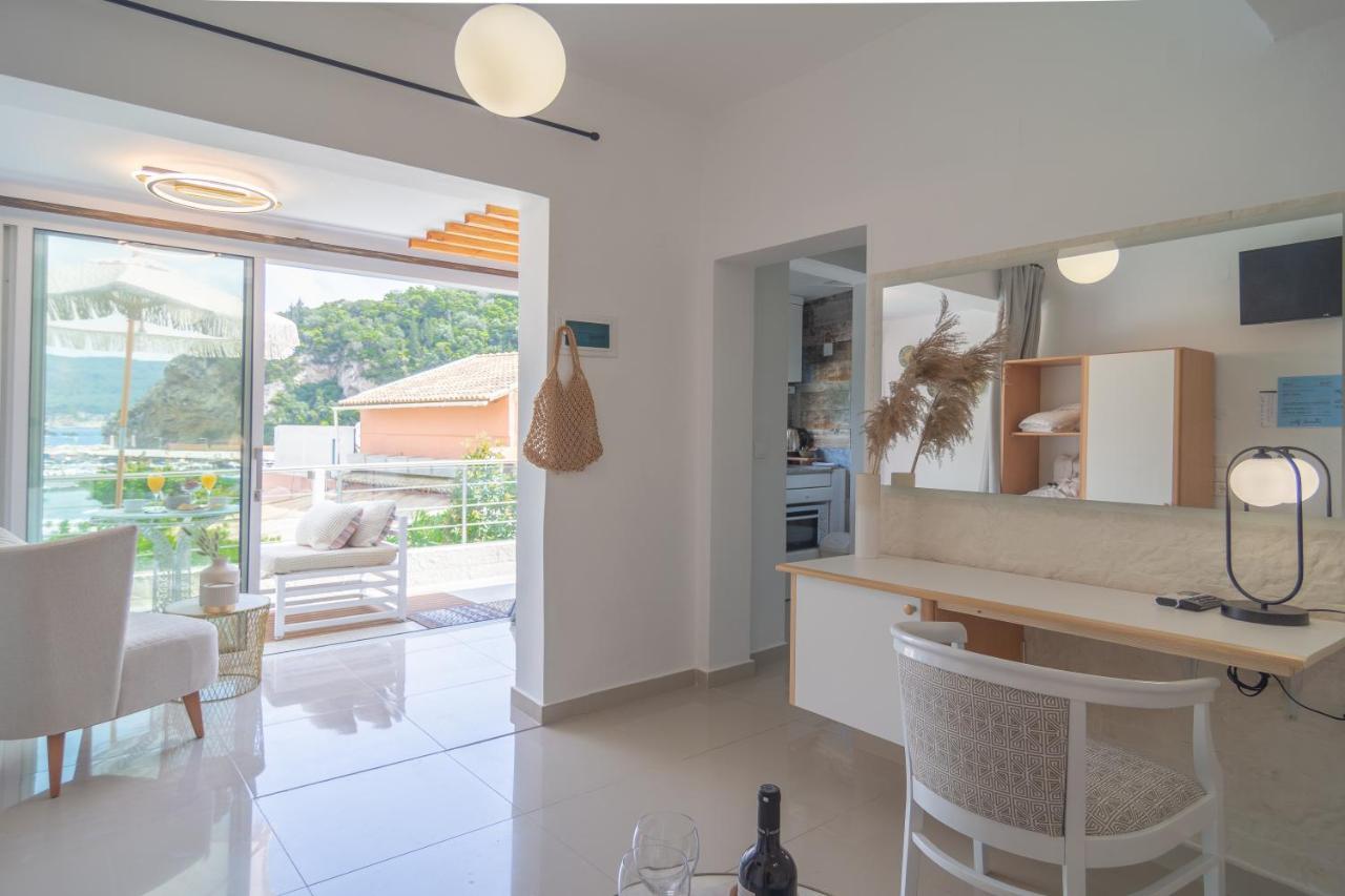 Tango Apartment On The Beach Paleokastritsa Bagian luar foto
