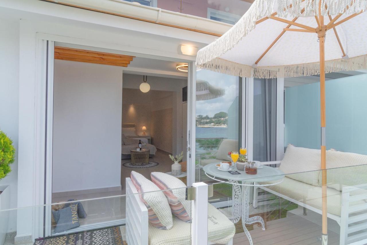 Tango Apartment On The Beach Paleokastritsa Bagian luar foto