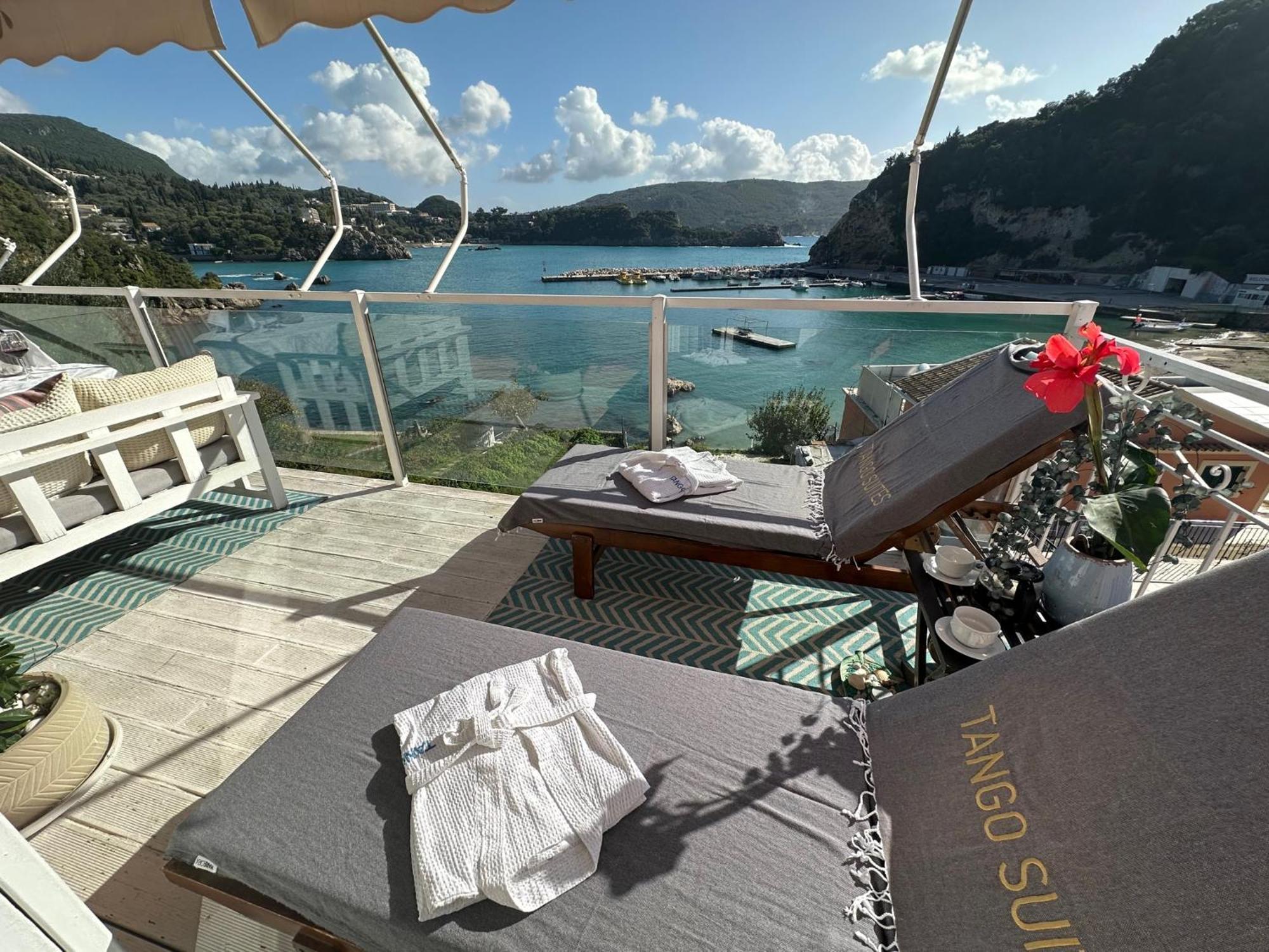 Tango Apartment On The Beach Paleokastritsa Bagian luar foto